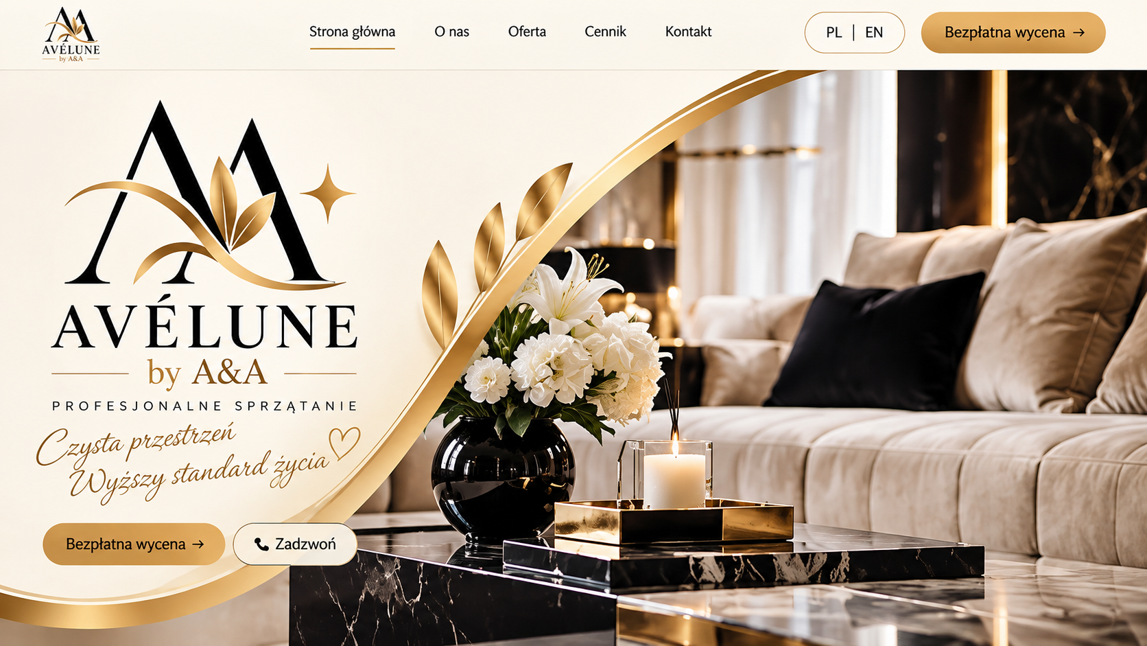 AVÉLUNE by A&A — profesjonalne sprzątanie